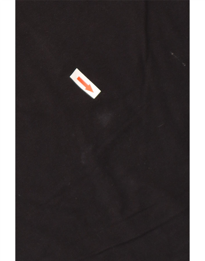 Guess Herren T-Shirt Top Large Schwarz Baumwolle