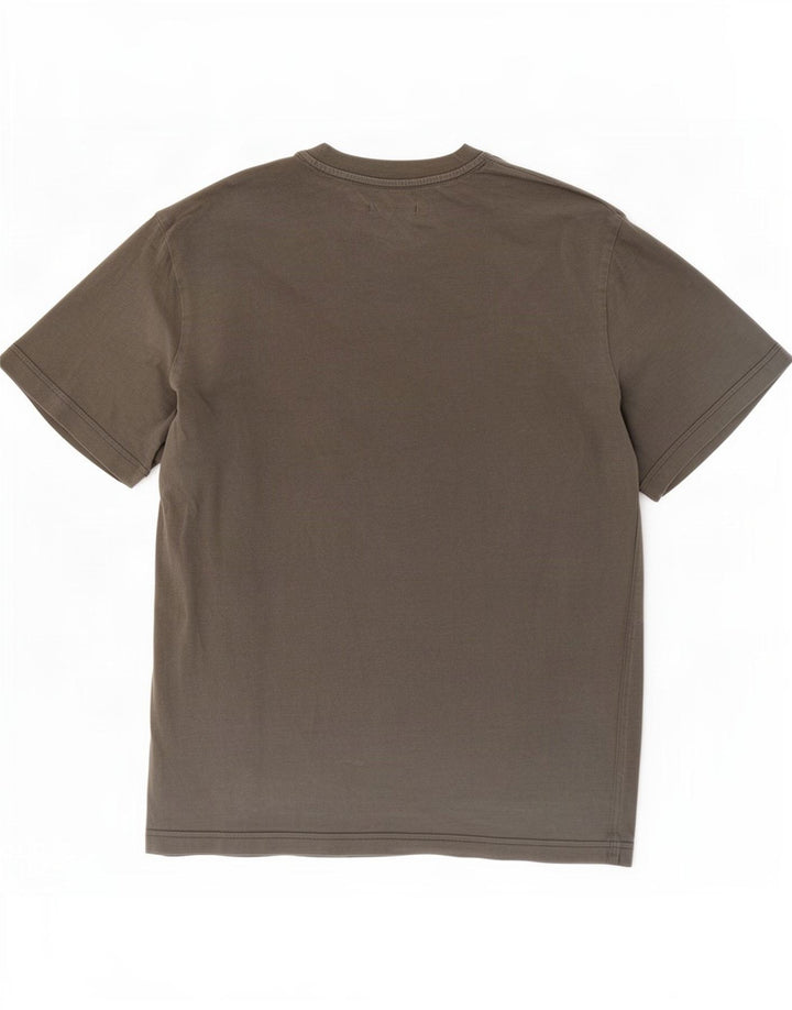 Cos Übergroßes T-Shirt-Oberteil für Herren aus mittelgrüner Baumwolle