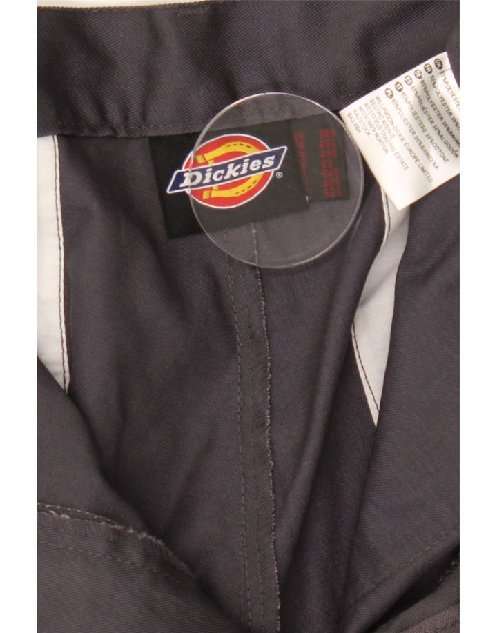 DICKIES Mens Straight Cargo Trousers W38 L29 Grey Polyester Vintage Dickies and Second-Hand Dickies from Messina Hembry 