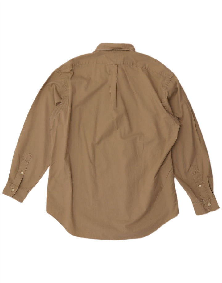 Polo Ralph Lauren Herren-Hemd, groß, beige Baumwolle