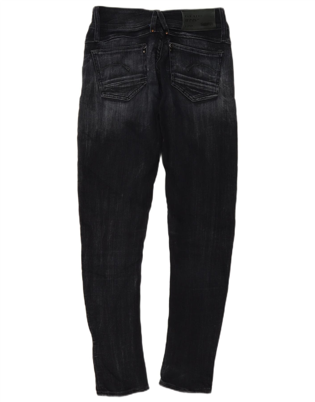 G-Star Damen Slim Jeans W25 L30 Schwarze Baumwolle