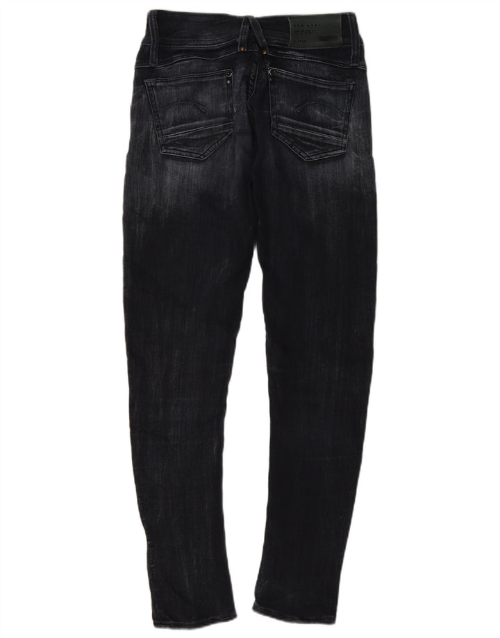 G-Star Damen Slim Jeans W25 L30 Schwarze Baumwolle