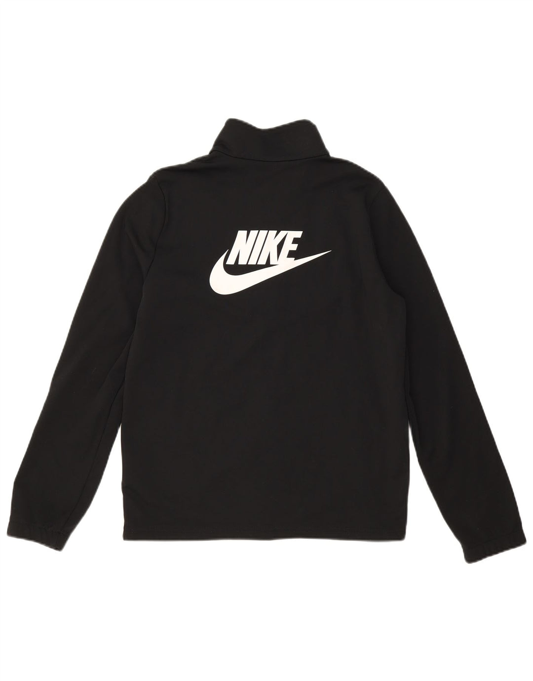 Nike Jungen Grafik-Trainingsanzug-Top-Jacke, 13–14 Jahre, XL, schwarzes Polyester