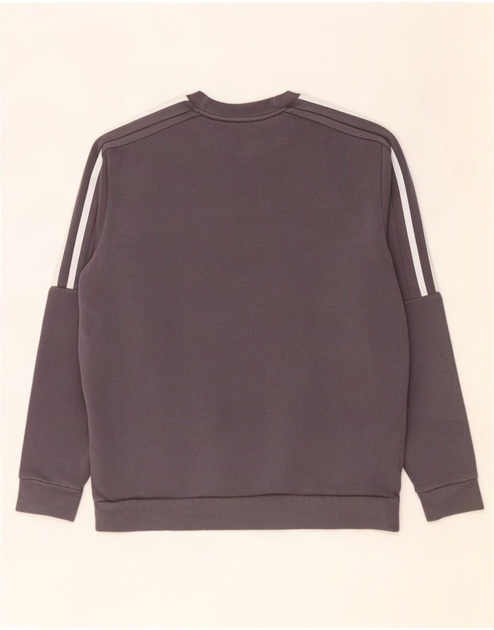 Adidas Herren Sweatshirt Pullover große graue Baumwolle