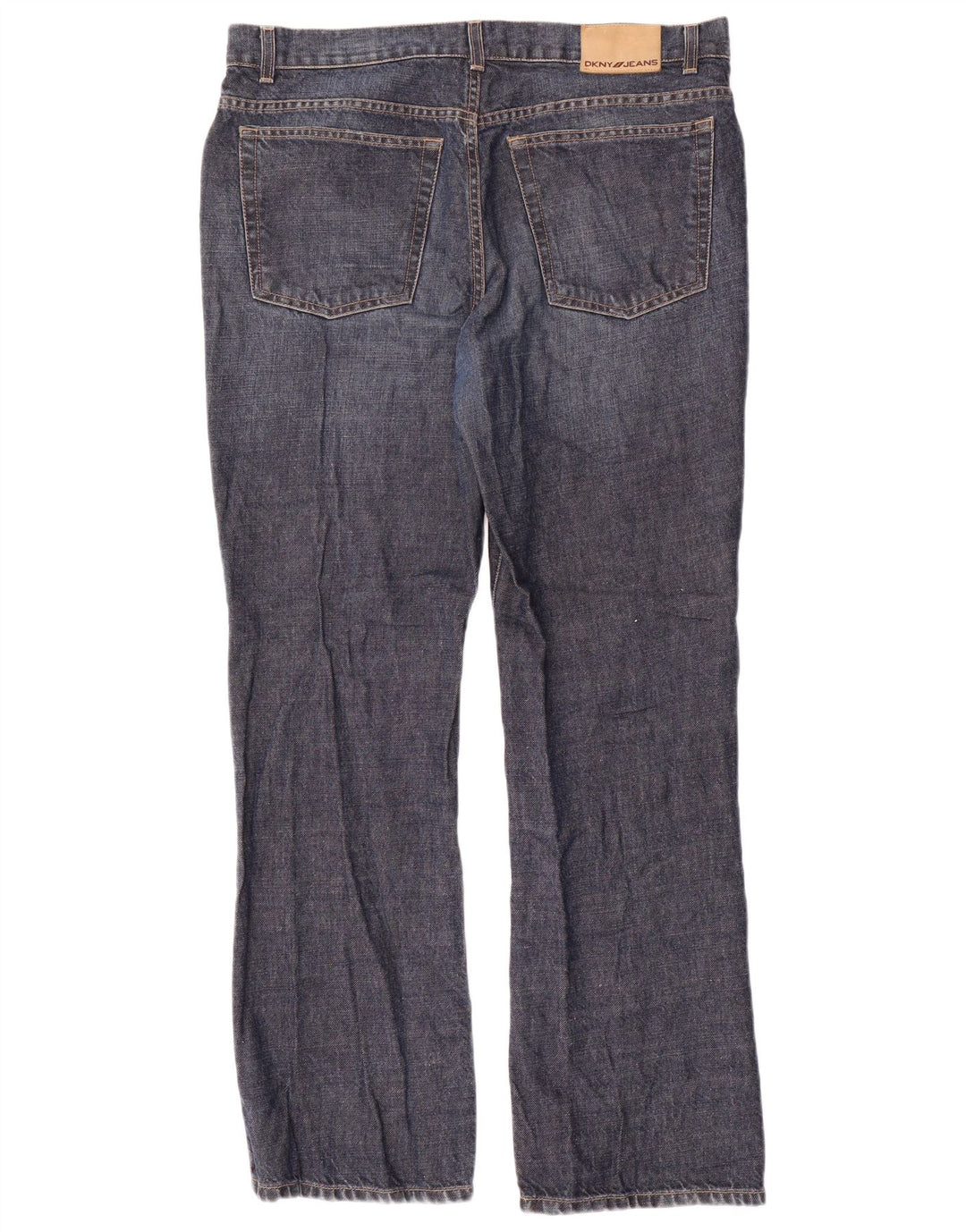 Dkny Herren Straight Jeans W38 L31 Marineblaue Baumwolle