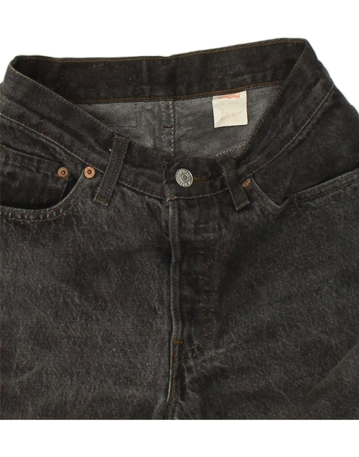 LEVI'S Womens Tapered Jeans US 5 Small W24 L29 Grey Cotton Vintage Levi's and Second-Hand Levi's from Messina Hembry 