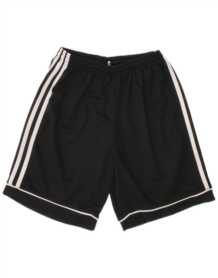 Adidas Jungen Climalite Sport Shorts 13-14 Jahre Schwarz Polyester Sport