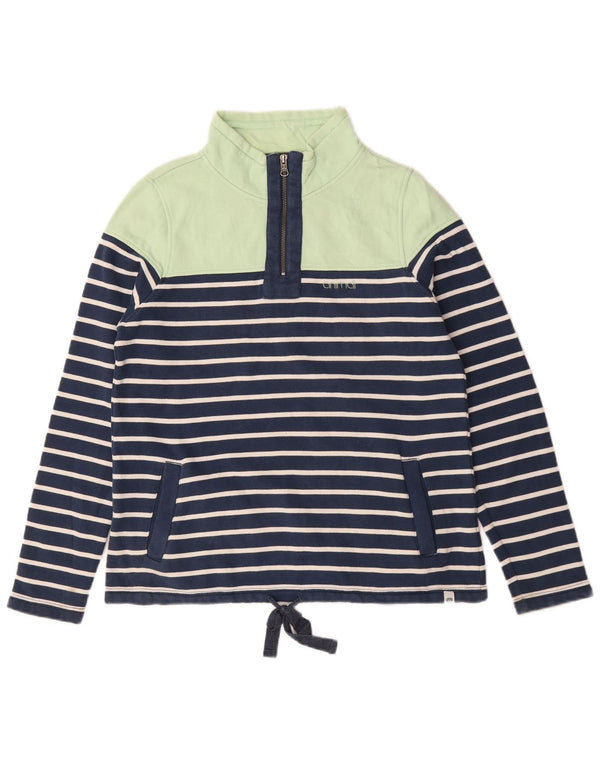 Animal Damen-Sweatshirt in Übergröße, Gr. 10, Größe S, Marineblau gestreift