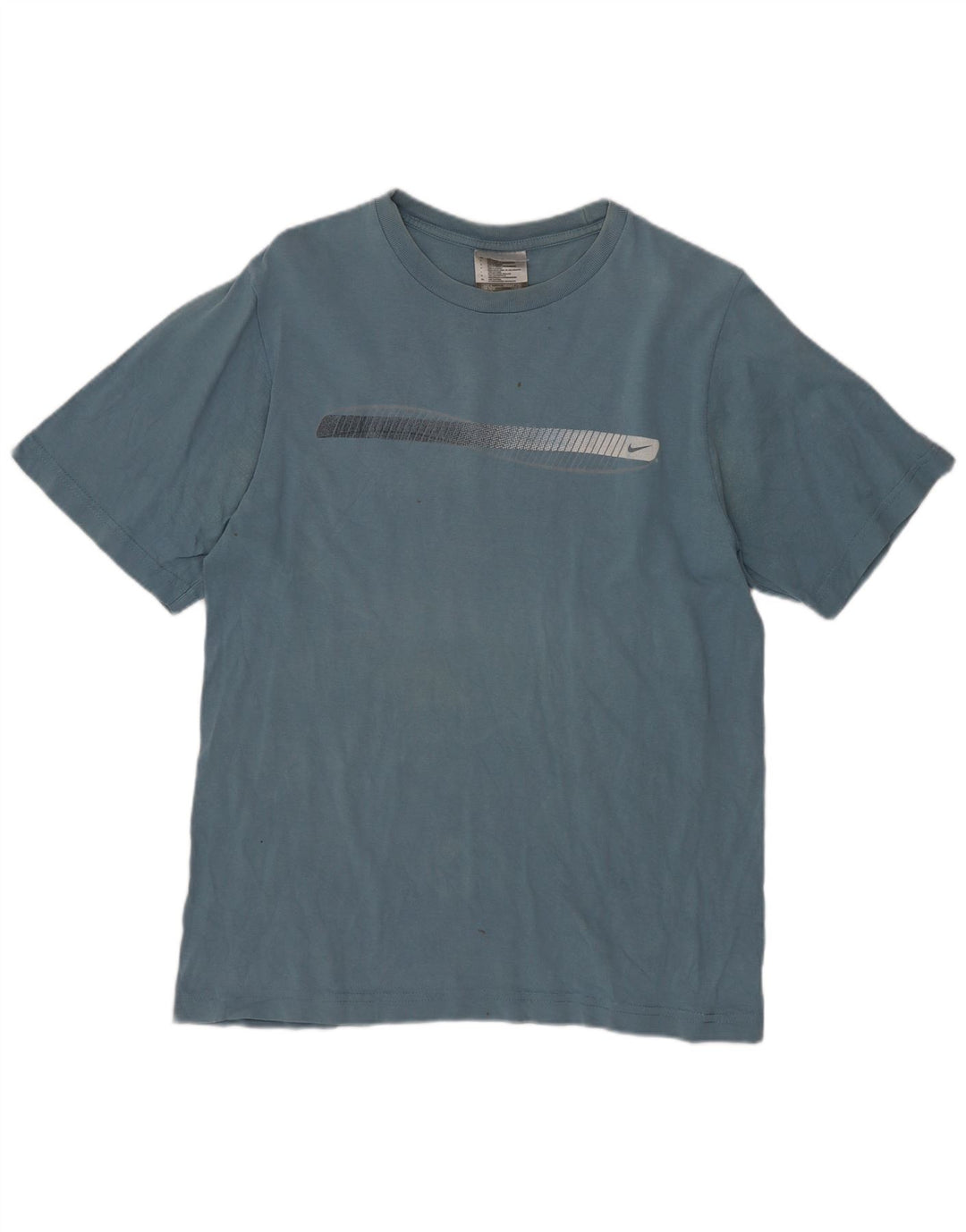 Nike Herren T-Shirt Top Small Blau Baumwolle