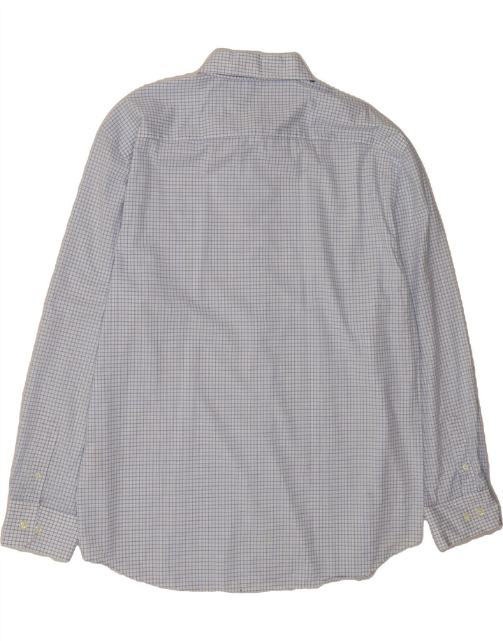 NAUTICA Mens Slim Fit Shirt 2XL Blue Check Cotton Vintage Nautica and Second-Hand Nautica from Messina Hembry 