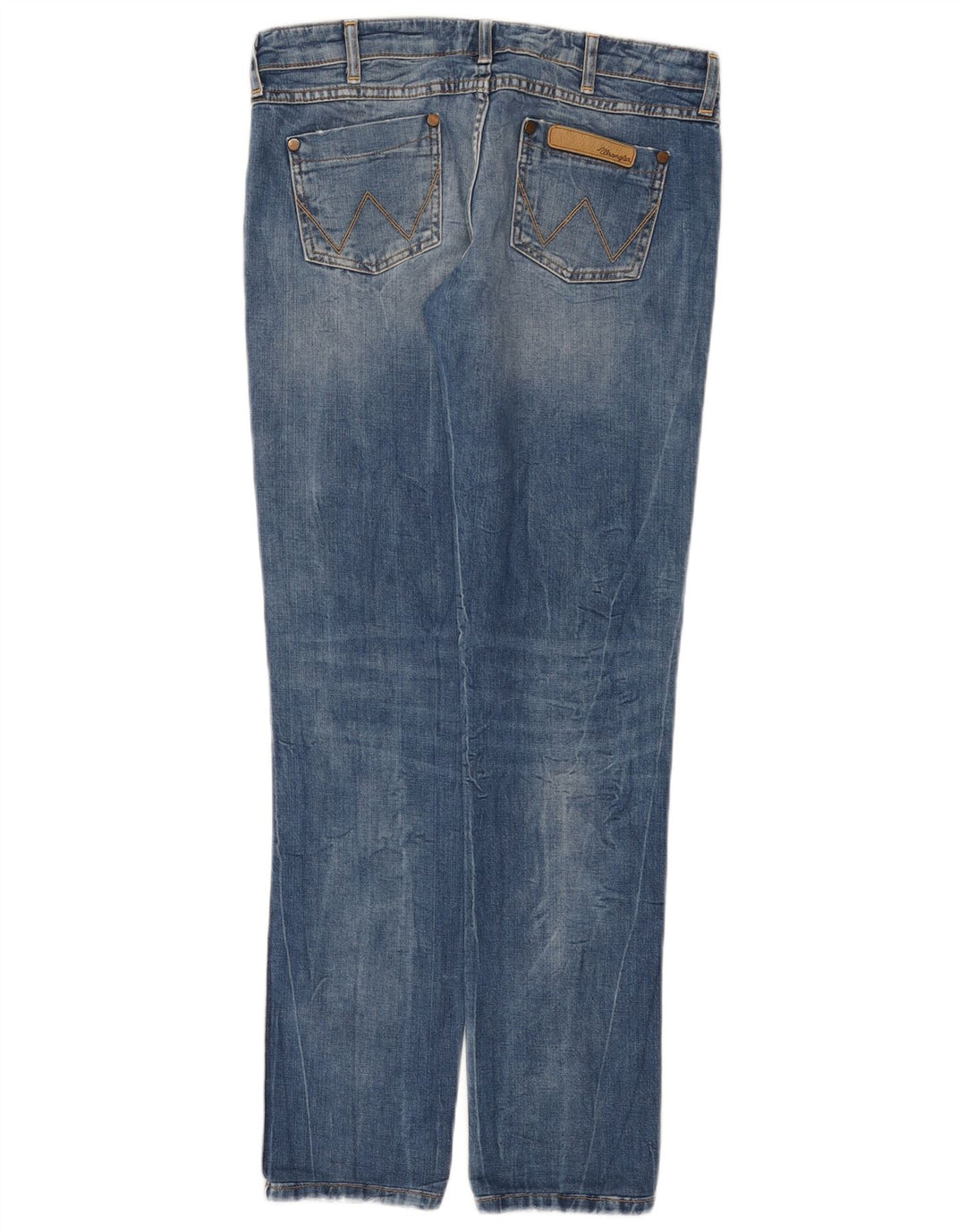 Wrangler Damen Molly Slim Jeans W28 L32 Blaue Baumwolle