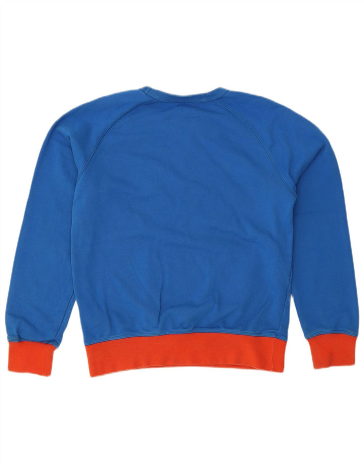 CHAMPION Damen-Sweatshirt mit Grafik, UK 14, Mittelblau, Farbblock