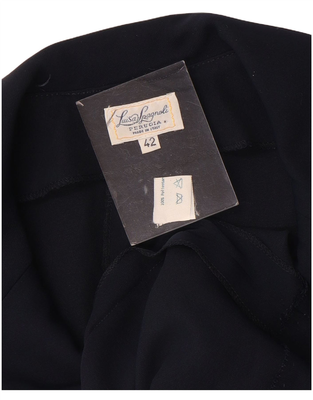 LUISA SPAGNOLI Damen Zweireihiges Hemdkleid IT 42 Mittelblau