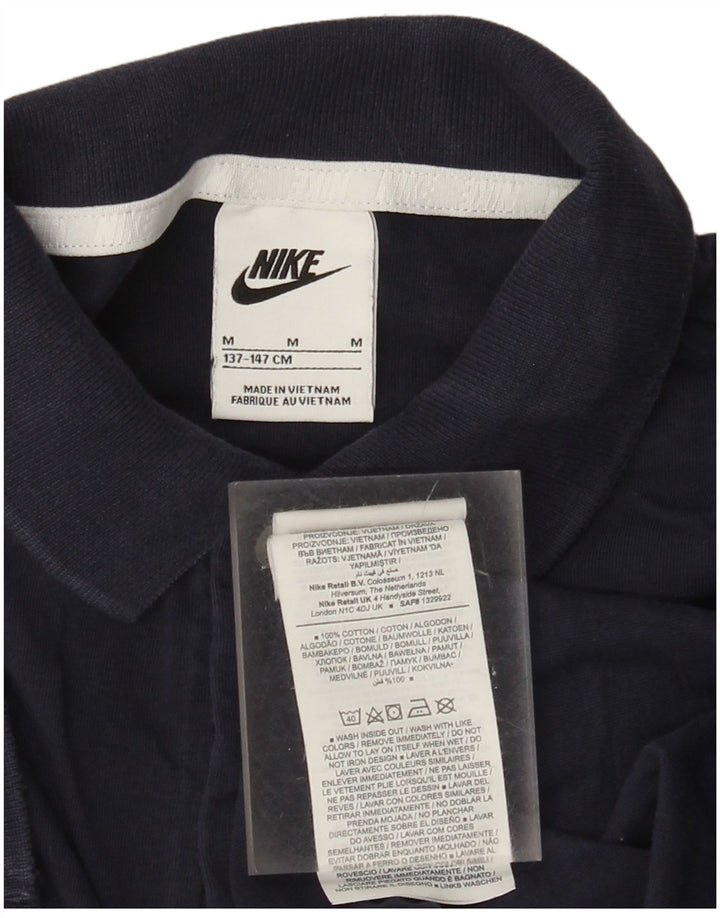 Nike Poloshirt für Jungen, 10–11 Jahre, mittelgroß, marineblau, Baumwolle
