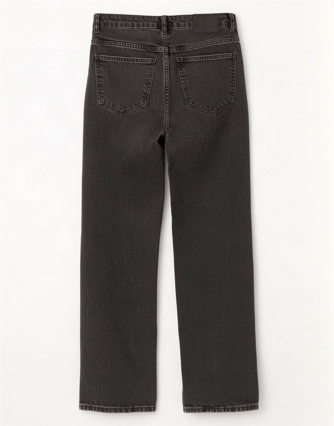 Zara Damen Straight Jeans EU 40 Medium W30 L31 Schwarze Baumwolle