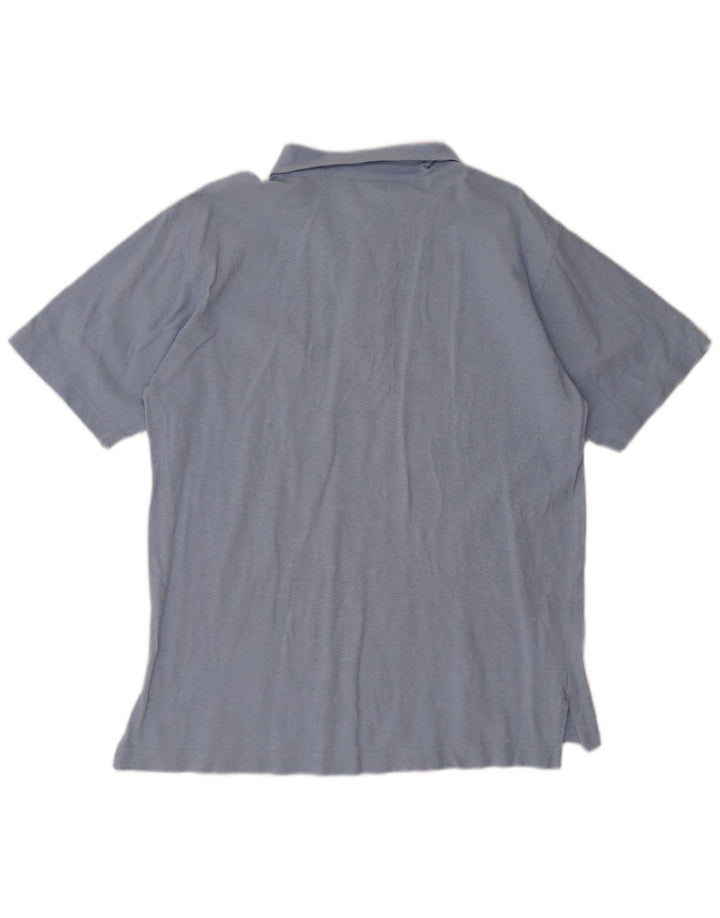 Henry Cottons Herren-Poloshirt, große blaue Baumwolle