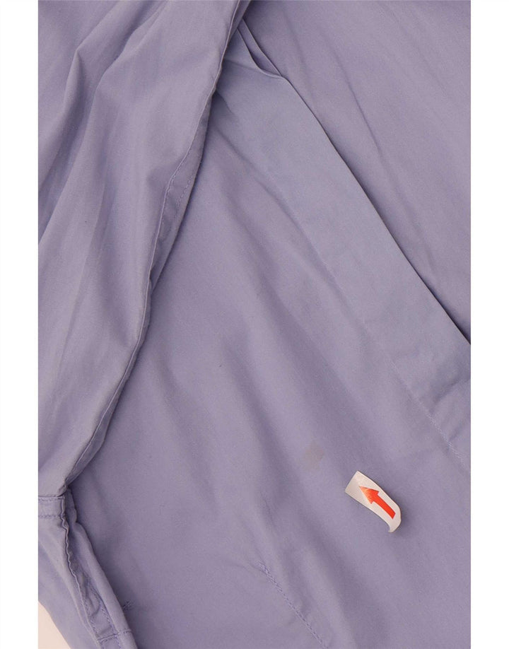 Armani Jeans Damenhemd EU 42 Große blaue Baumwolle