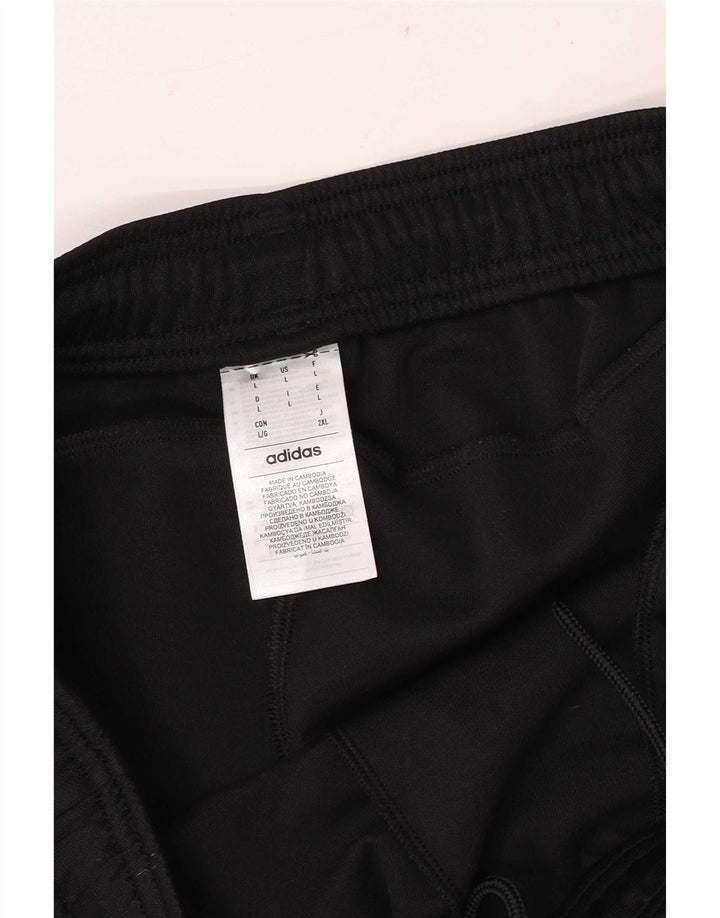 Adidas Herren-Trainingshose, Jogginghose, Größe L, Schwarz, Polyester