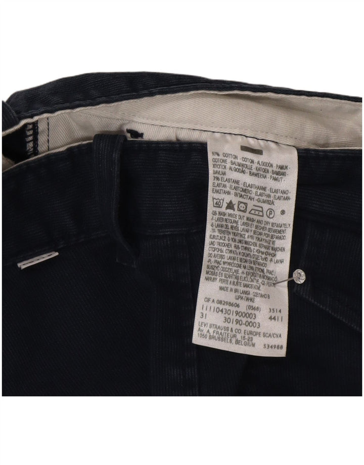 Levi's Herren-Cord-Shorts W31, mittelmarineblaue Baumwolle