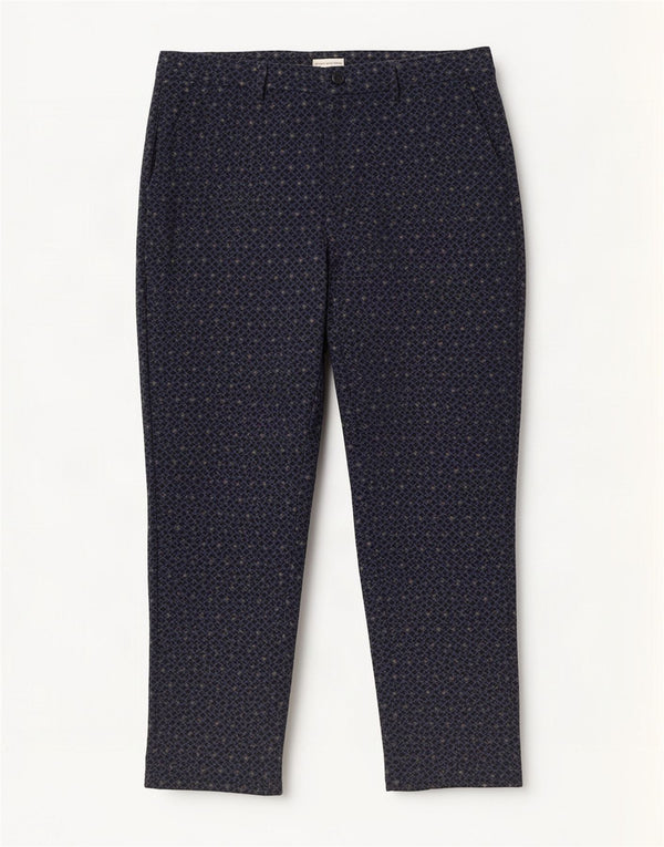 Marks & Spencer Damen-Hose, kurz geschnitten, UK 44, Größe L, W34, L25, Marineblau
