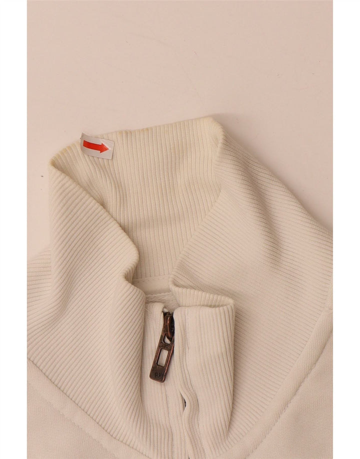 G-STAR Herren-Trainingsanzugoberteil aus mittelweißer Baumwolle