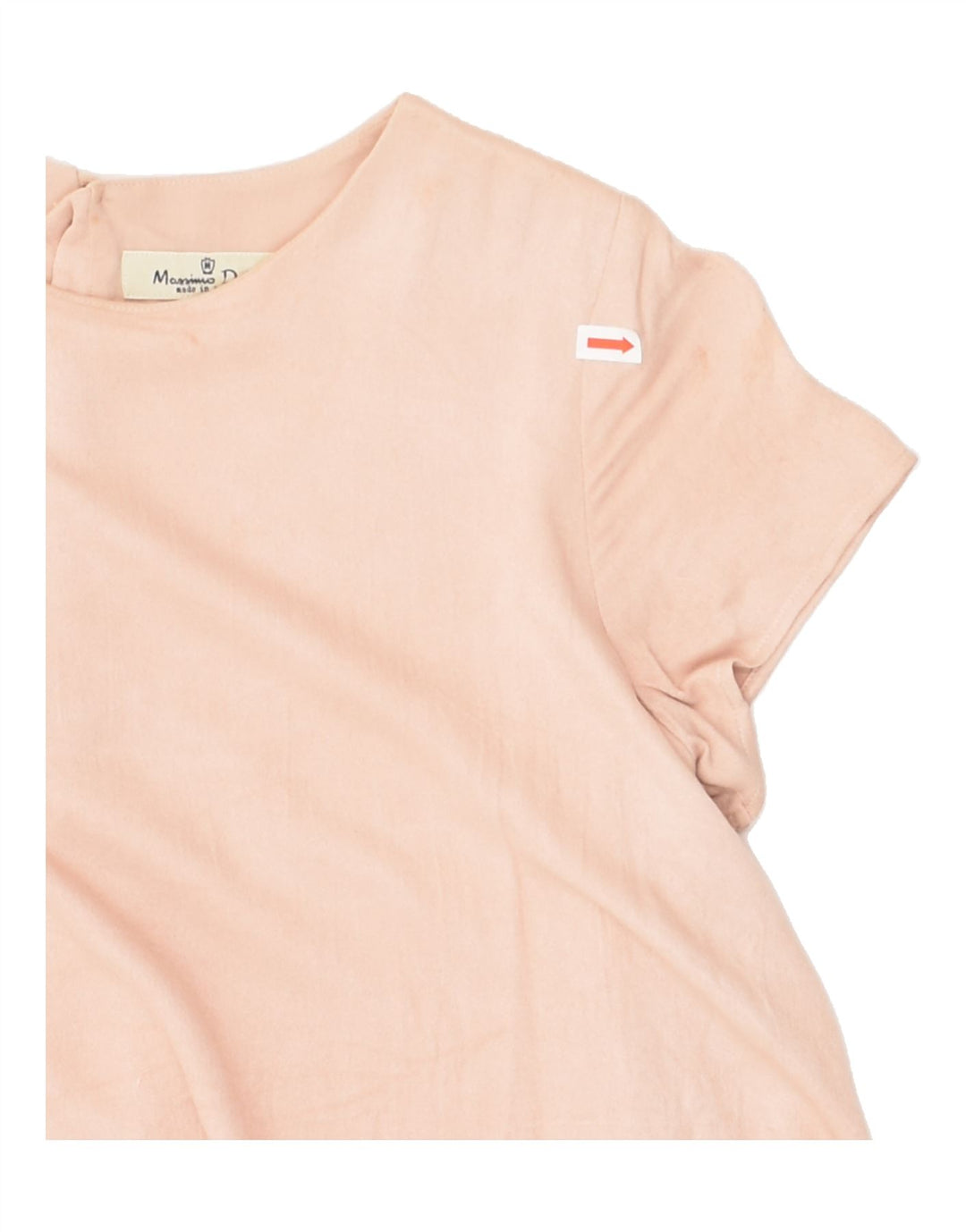 MASSIMO DUTTI Girls Peplum Dress 9-10 Years Pink Viscose | Vintage Massimo Dutti | Thrift | Second-Hand Massimo Dutti | Used Clothing | Messina Hembry 