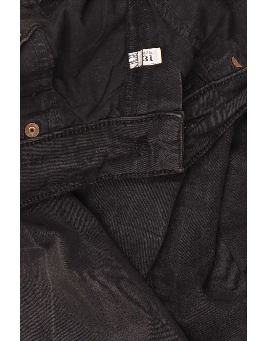 Armani Damen Slim Jeans W31 L32 Schwarze Baumwolle