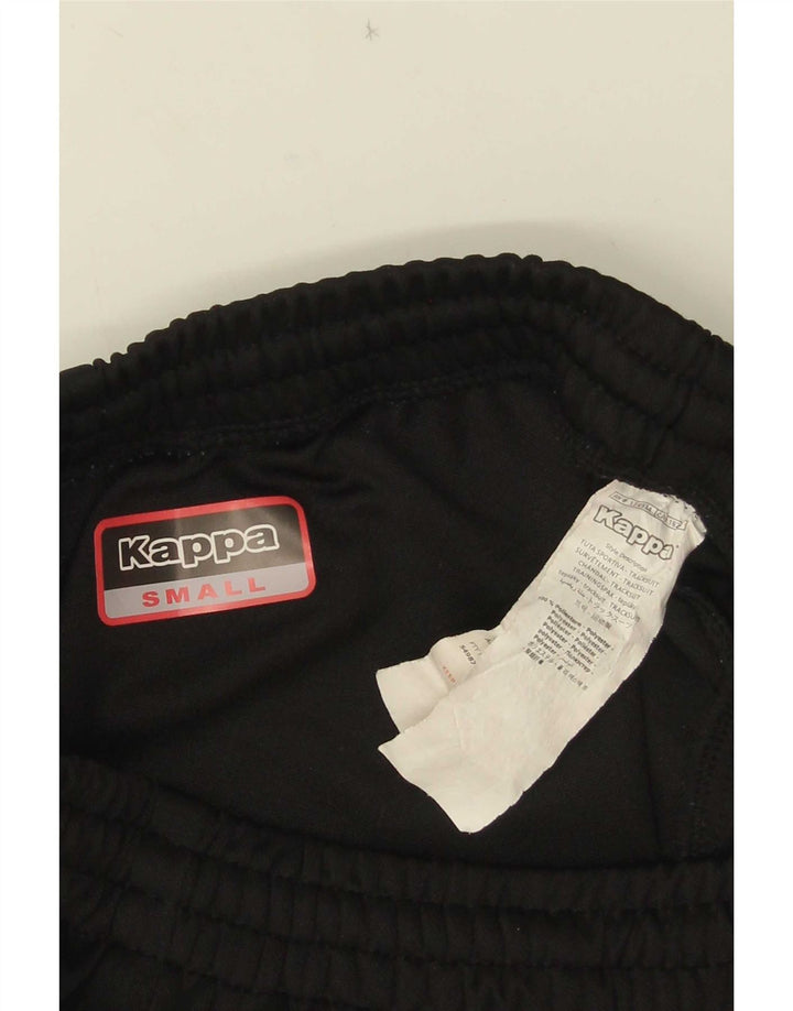 Kappa Herren-Trainingshose mit Grafik, Größe S, Schwarz, Polyester