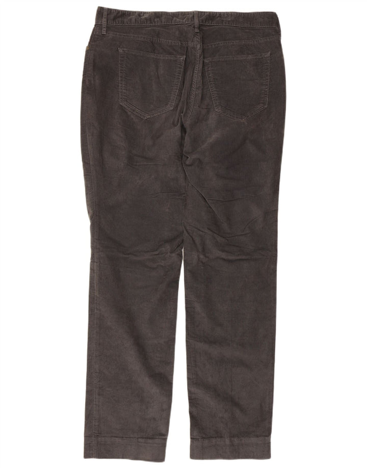 Eddie Bauer Damen Cordhose US 12 Large W36 L32 Graue Baumwolle