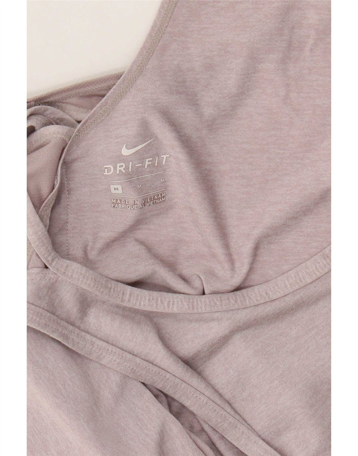 Nike Damen Dri Fit Weste Top UK 12 Mittelrosa