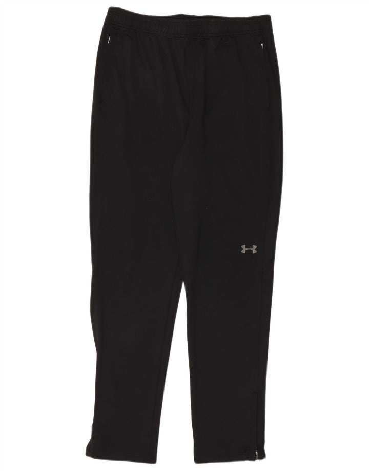 UNDER ARMOUR Jungen-Trainingshose, 13–14 Jahre, XL, schwarzes Polyester