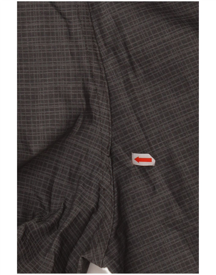 QUIKSILVER Herren-Chinoshorts W40 XL Grau kariertes Polyamid