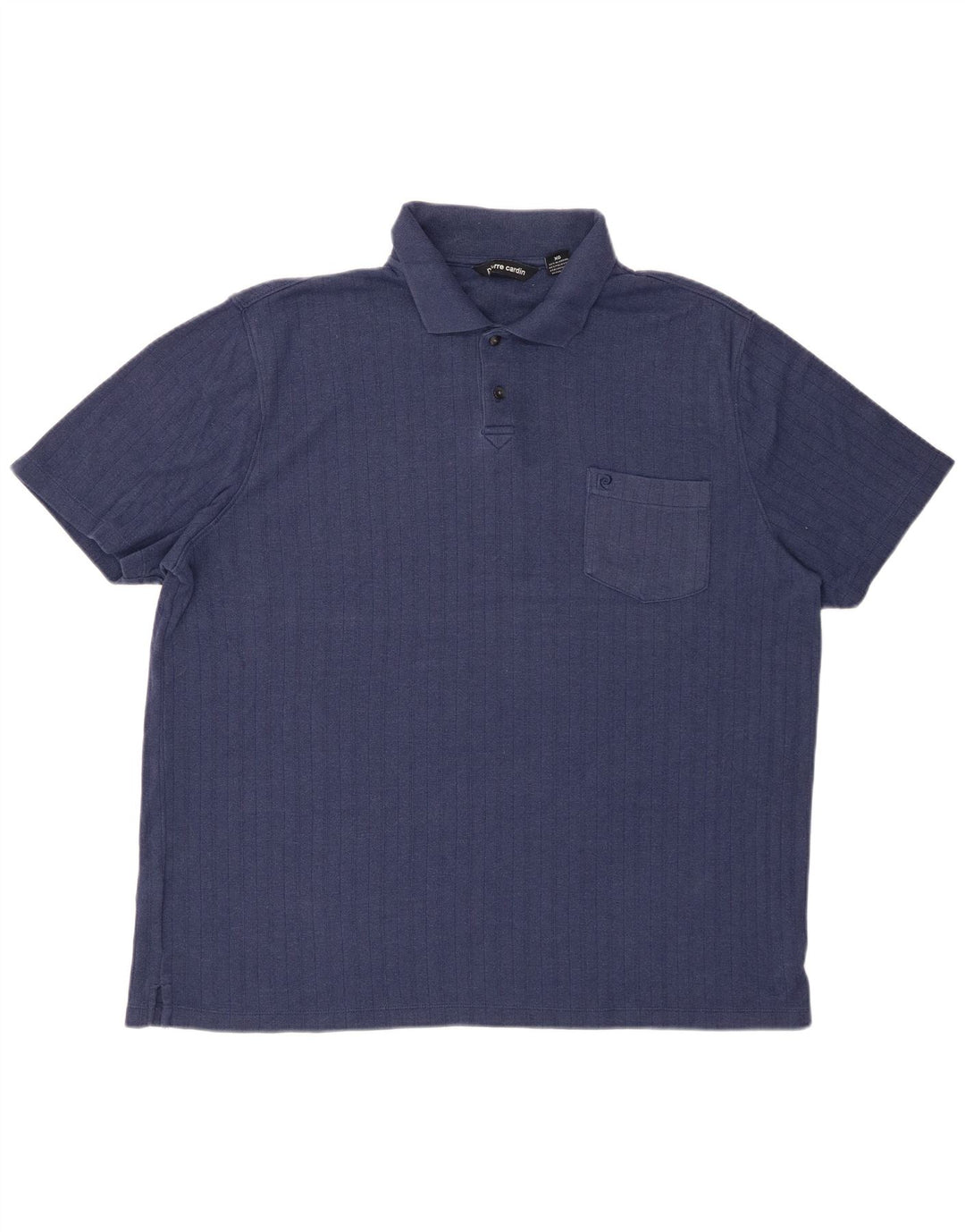 PIERRE CARDIN Herren Poloshirt XL Marineblau Baumwolle