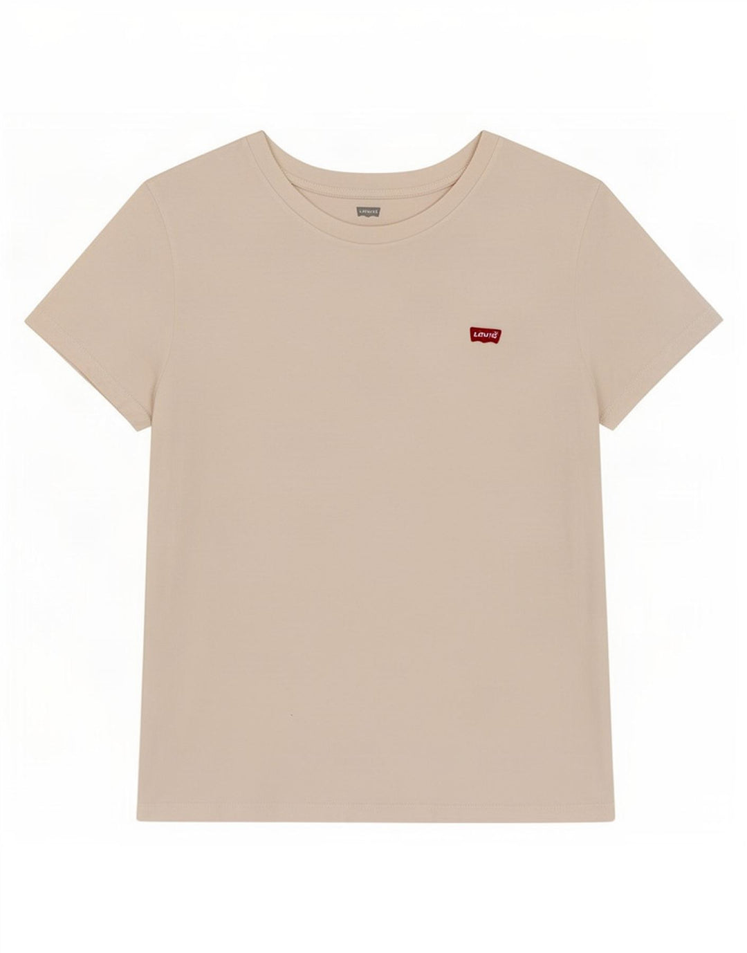 Levi's Damen T-Shirt Top UK 12 Mittelweiße Baumwolle