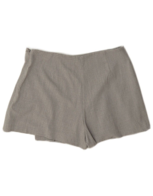 Zara Damen Skort Minirock Medium W28 Grau