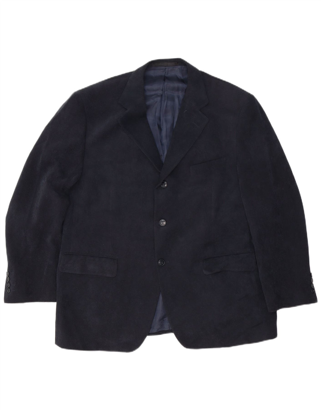 Marks & Spencer Herren-Blazer mit 3 Knöpfen, UK 44, 2XL, Marineblau, Polyester