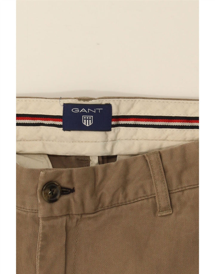 GANT Herren gerade Chinohose W32 L32 Braun