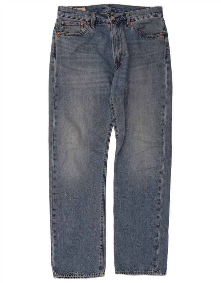 Levi's Herren 551 Straight Jeans W30 L32 Blaue Baumwolle
