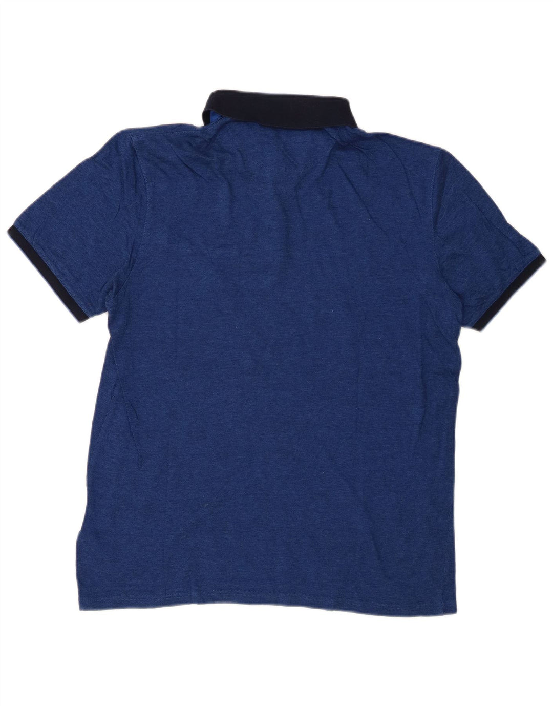 Ted Baker Herren-Poloshirt, Größe 4, groß, blaue Baumwolle