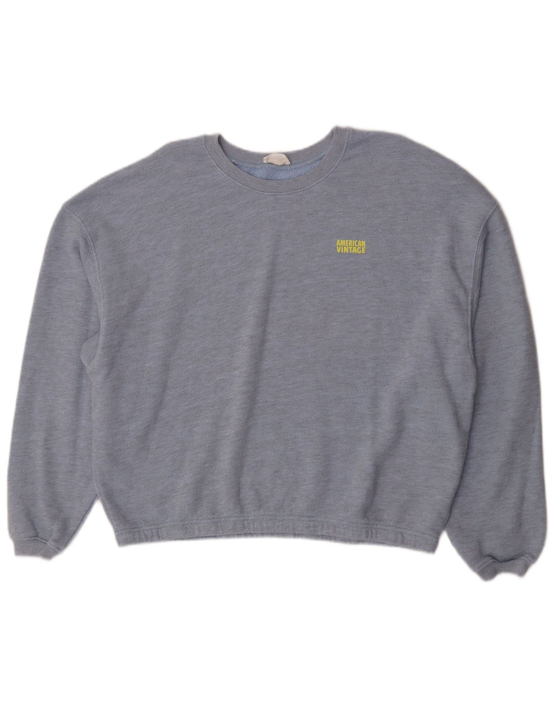 American Vintage Damen-Sweatshirt-Pullover, Gr. 44, groß, blau, klassisch