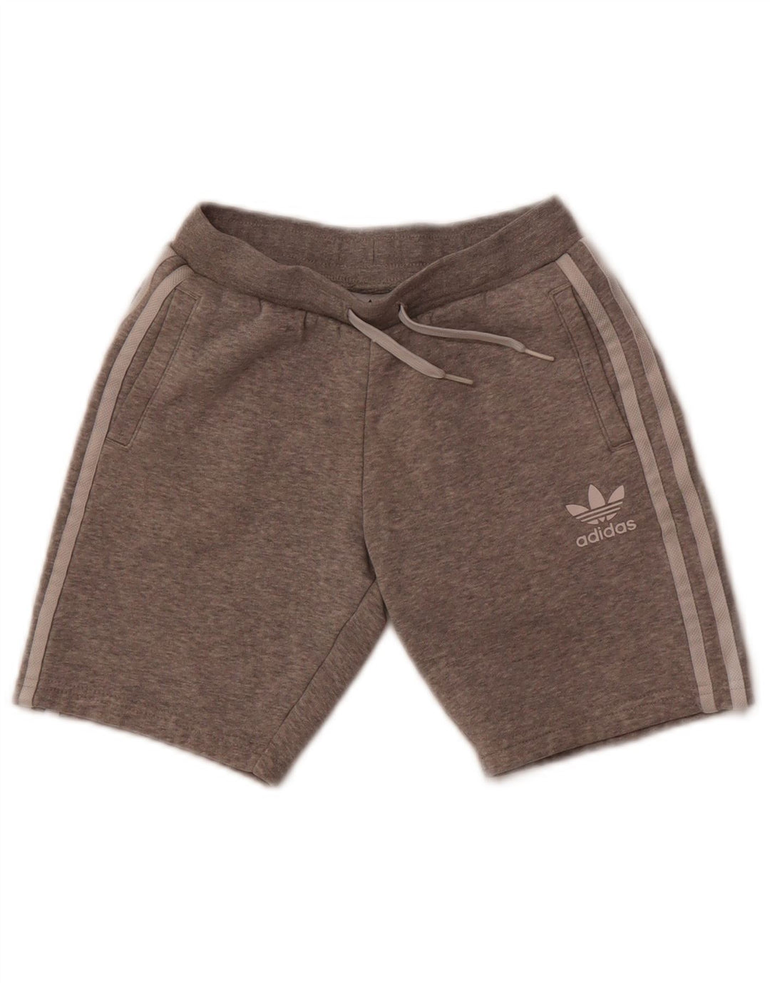 Adidas Sportshorts für Jungen, 8–9 Jahre, graue Baumwolle