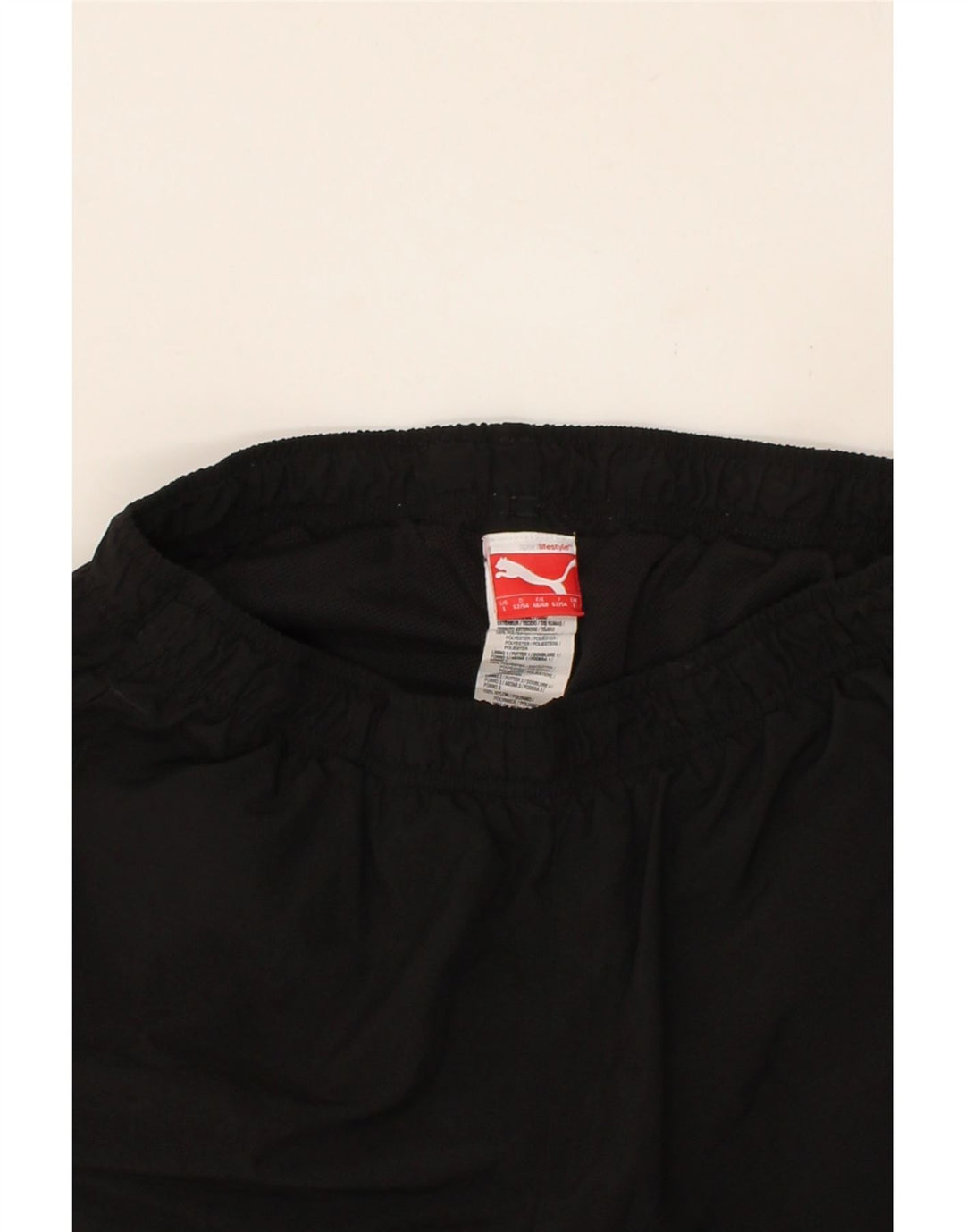 PUMA Womens Graphic Tracksuit Trousers UK 14 Large Black Polyester Vintage Puma and Second-Hand Puma from Messina Hembry 