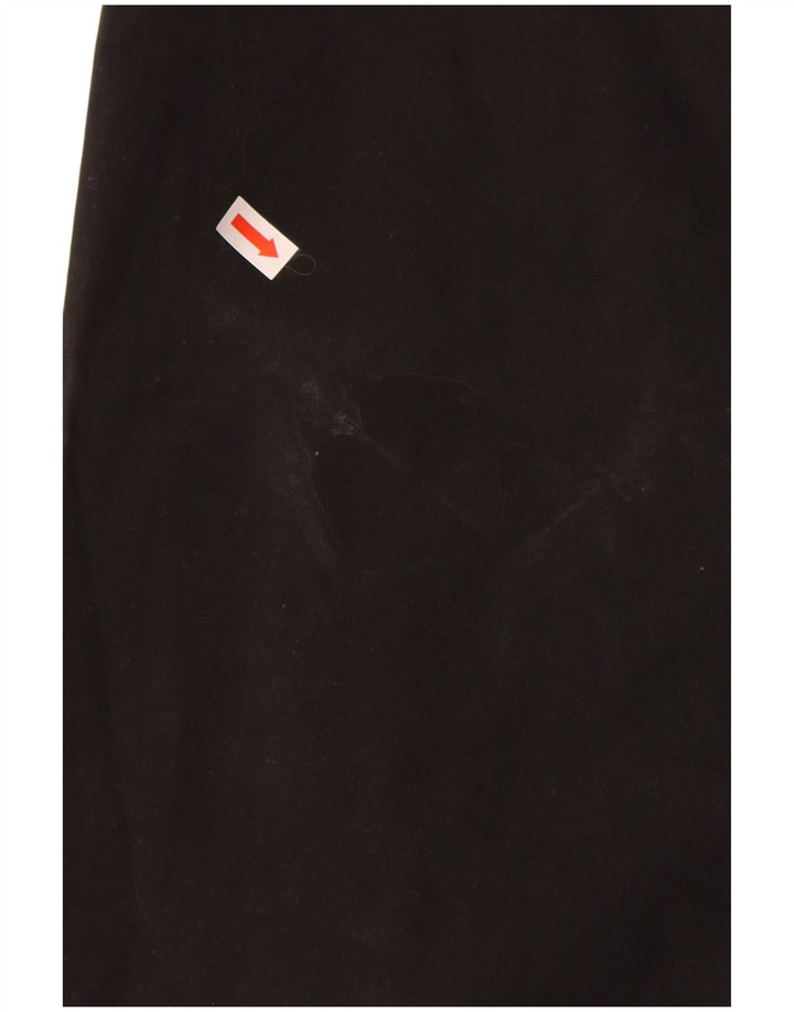 CALVIN KLEIN Herren gerade Freizeithose W34 L30 schwarze Baumwolle