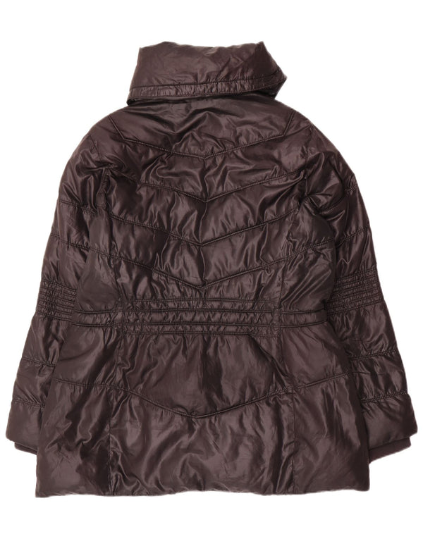 Puma Damen gepolsterter Mantel UK 18 XL Schwarz