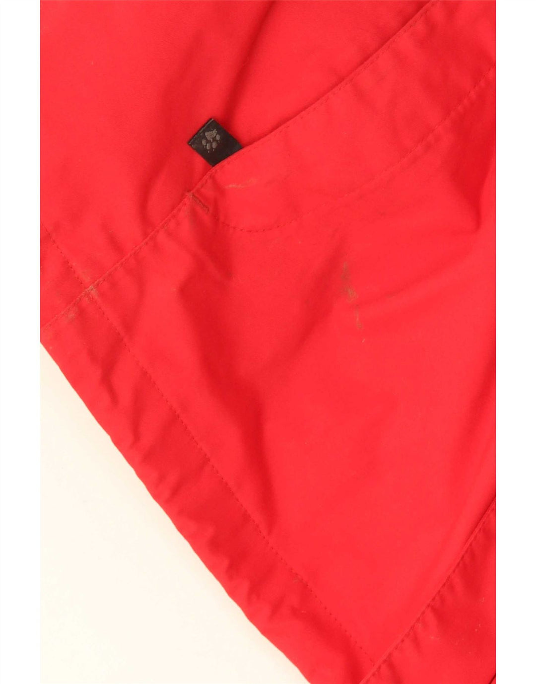 Jack Wolfskin Damen Regenjacke mit Kapuze UK 18/20 XL Rot Polyamid