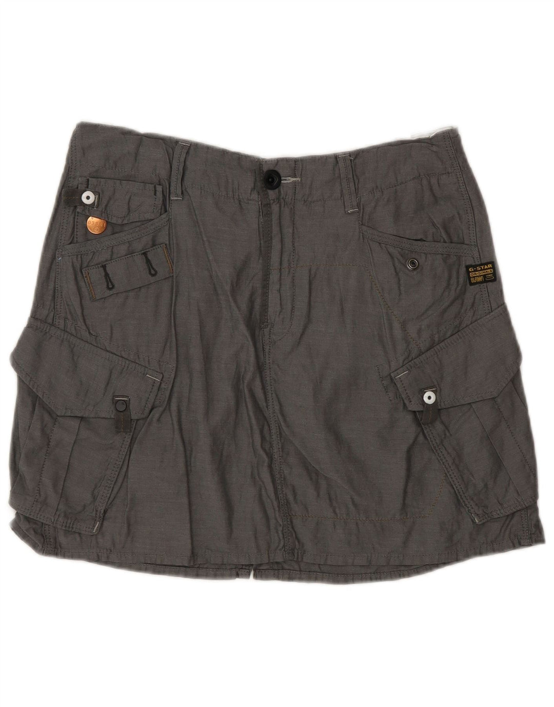 G-Star Damen Cargorock W28 Mittelgraue Baumwolle