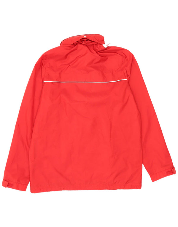 Adidas Jungen Bayer Leverkusen Grafik-Regenjacke mit Kapuze, 15–16 Jahre, Rot
