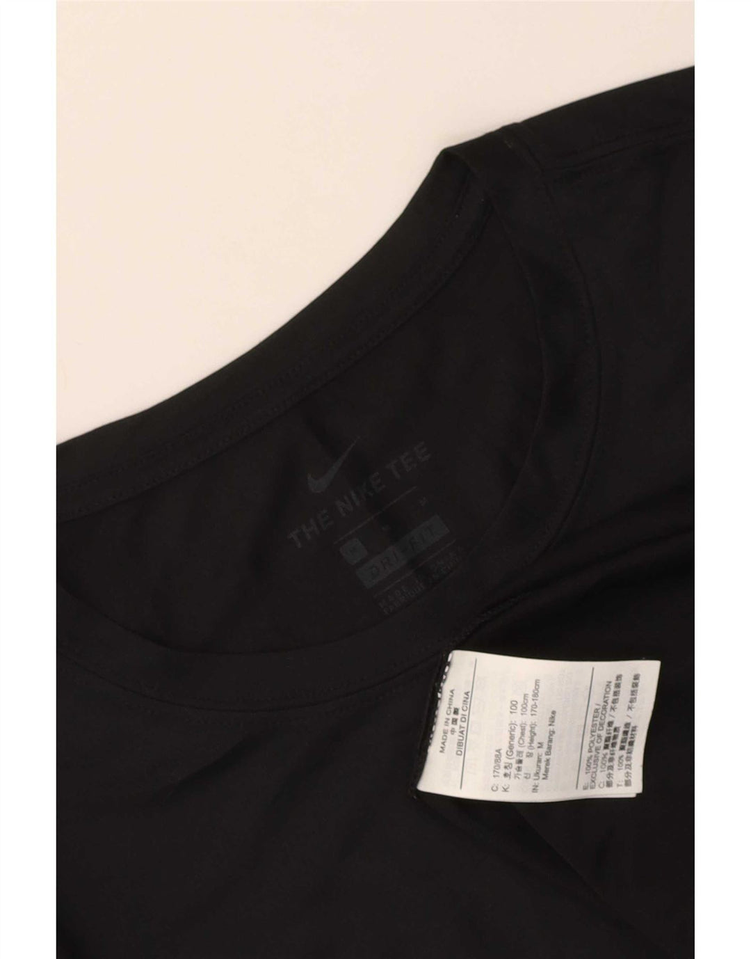 Nike Herren Dri Fit Top Langarm Medium Schwarz Polyester