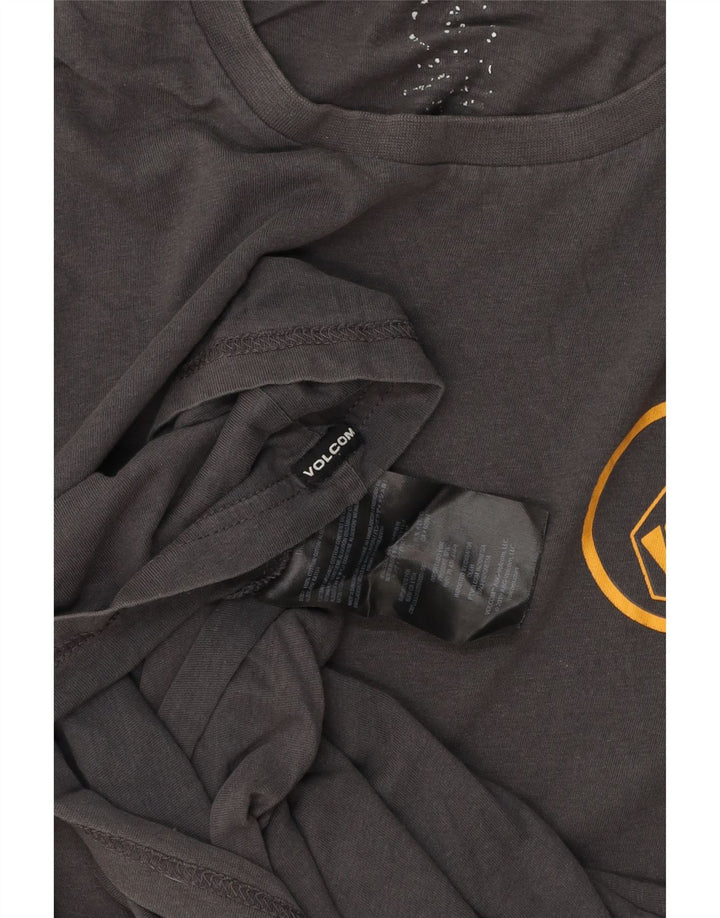 Volcom Herren T-Shirt Top mittelgraue Baumwolle