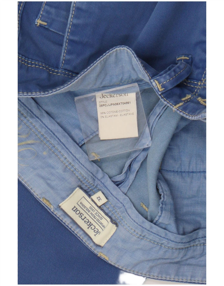 Jeckerson Herren Slim Jeans W32 L32 Blaue Baumwolle
